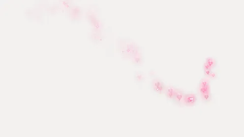 Preview of the Pink Hearts Windows effect