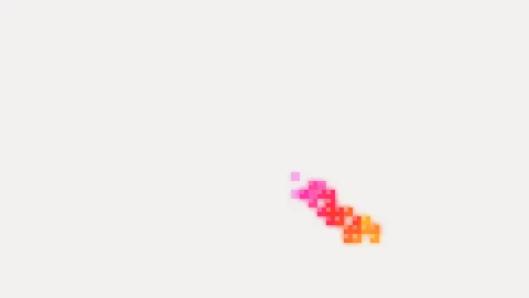 Preview of the Pixel Rainbow Windows effect