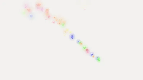 Preview of the Rainbow Hearts Windows effect